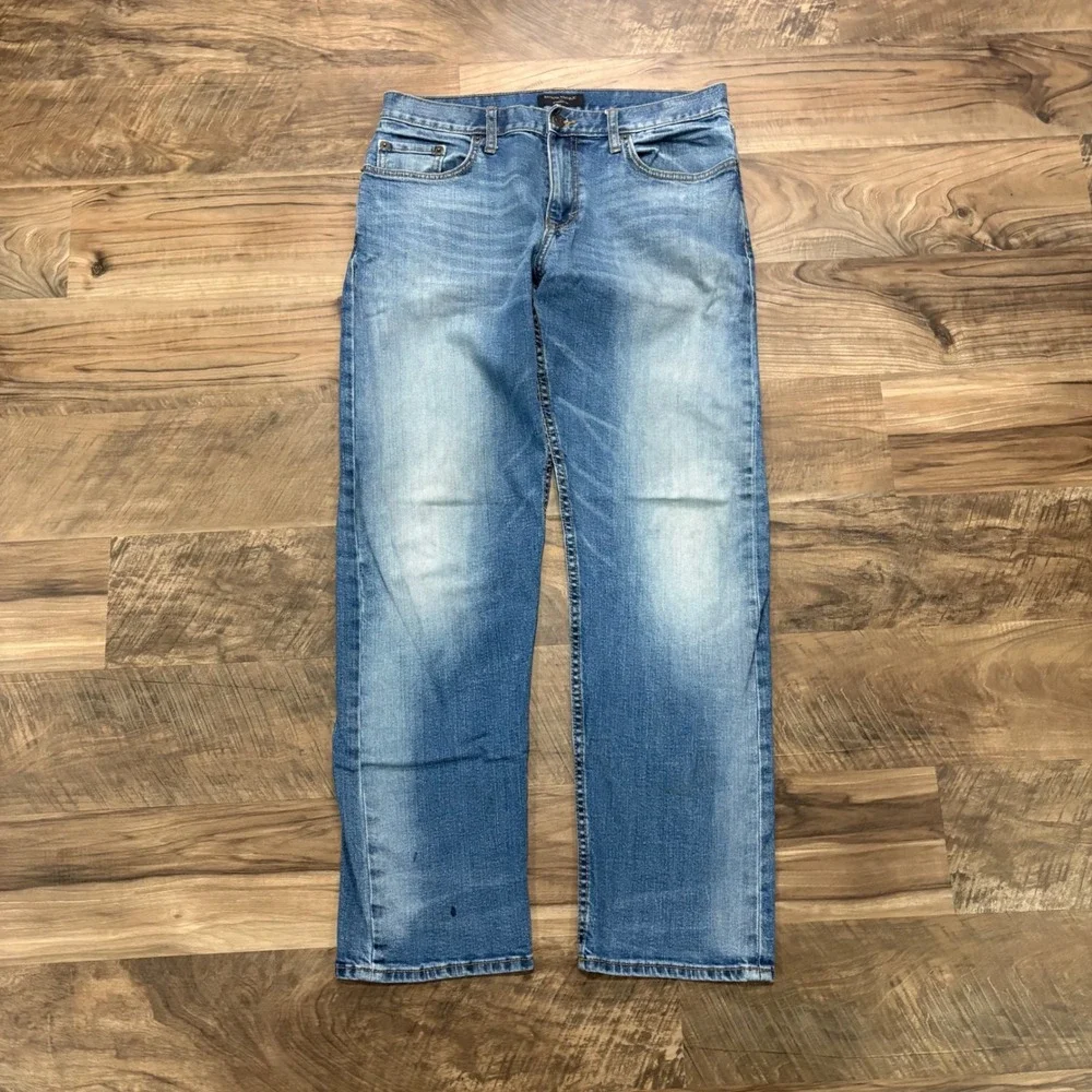 Vintage Y2K Banana Republic Jeans Mens 33x30 Blue Straight Fit Denim Casual 00s